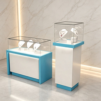 Vitrine de bijoux haut de gamme vitrine de magasin de bijoux en verre conception de comptoir de vitrine avec lumière LED pour les kiosques de bijoux de centre commercial