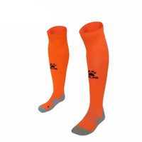 Chaussettes de football montantes antidérapantes en coton respirant pour le sport