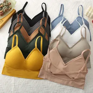 Massage Pad Back Cross Strip Sexy Stylish Super Sleepy Wireless Bra