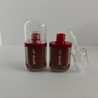Tubes cosmétiques en plastique à double paroi pour gloss à lèvres, couleur personnalisée, tube de baume à lèvres transparent de 5 ml, fabricant d'emballages