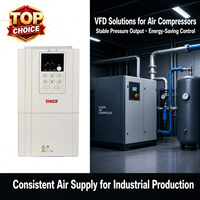 Variateur de fréquence (VFD) 380V AC 7,5KW 11KW 15KW 18,5KW avec contrôle vectoriel, contrôleur de vitesse triphasé