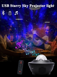 Led Sao Chiếu Ánh Sáng Ban Đêm Lãng Mạn Xoay Bầu Trời Đầy Sao Máy Chiếu Cho Phòng Ngủ Đảng Từ Xa Trang Trí PC Nhựa Cảm Biến - Product Image 5