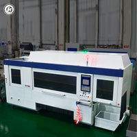 Machine de découpe de tubes 3D au laser à fibres |   Alimentation automatique CNC 5 axes avec refroidissement par eau pour tubes carrés/ronds de 9 m |   Support BMP