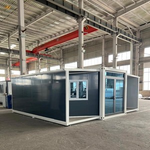 Container Espandibile Pieghevole Prefabbricato da 20ft 30ft 40ft, Edifici Temporanei per Uffici e Residenze con Pannelli Sandwich, Direttamente dalla Fabbrica - Product Image 2