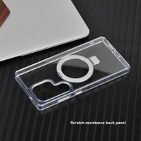 Coques de téléphone transparentes antichoc de qualité militaire pour Galaxy S25/S25+/S25 Ultra avec compatibilité support magnétique