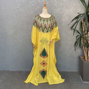 Nuevo en Kafotan: Vestido Maxi Casual <span class=keywords><strong>de</strong></span> Punto con Pedrería, Impresionante y Elegante para Mujeres Africanas - Product Image 4
