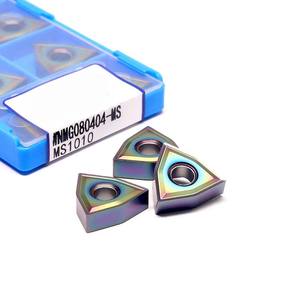 Insertos Triangulares de Carburo CNC DINGLI WNMG080404 con Recubrimiento PVD/CVD para Torno CNC - Product Image 1