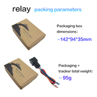 Rastreador GPS 4G LTE con Corte Remoto de Combustible y Energía, Localizador GPS Antirrobo para Coche con Detección ACC y Alarmas