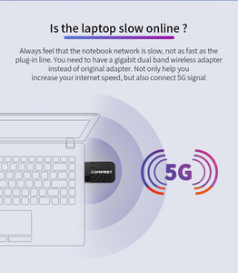 1300 Mbps 11AC 2.4G & 5G băng tần kép Wifi truyền và nhận CF-812AC Adapter với hai chế độ làm việc - Product Image 3