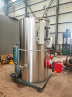 Générateur de vapeur automatique vertical 3T/h pour huile/gaz avec surveillance à distance et haute économie d'énergie pour chauffage industriel