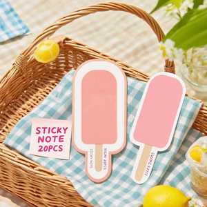 Pegatinas Autoadhesivas Coloridas con Diseño Creativo de Helado, Frescas y Divertidas para el Verano, Material de Oficina, Esenciales para el Regreso a Clases, Notas - Product Image 5