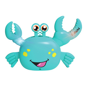 Juguete de cangrejo eléctrico para niños de 4 a 6 años con movimiento de gateo y funciones de aprendizaje, unisex, color azul - Product Image 1