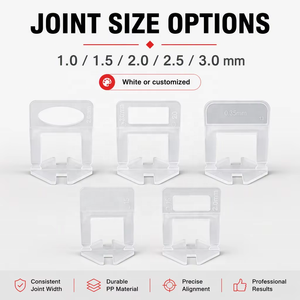 Base de clip de nivellement pour <span class=keywords><strong>carrelage</strong></span> blanc creux 1 mm 1,5 mm, pièce de rechange pour système de clips et cales, pour le contrôle du niveau des carreaux de sol en céramique - Product Image 2