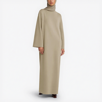 Ensemble Abaya Musulmane Personnalisable Vêtement de l'Aïd Élégant et Chic Costume Deux Pièces Abaya pour Femmes Musulmanes