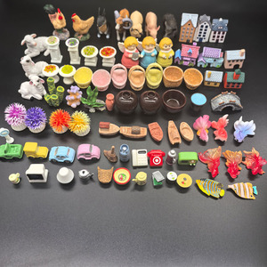 Terrario de juguete para jardín, casa de muñecas, pantalla, coche en miniatura, pez, barco, planta, puente, casa, pollo, granja, Animal, cesta, jarrón, TV, <span class=keywords><strong>teléfono</strong></span> - Product Image 6
