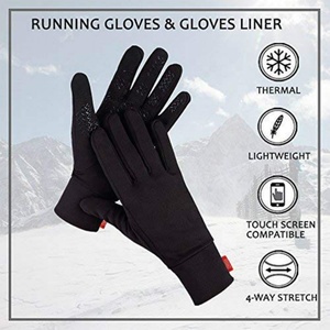 Femmes hommes léger course à pied chaud mitaines écran tactile cyclisme vélo sport gants d'hiver - Product Image 2