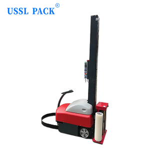 Machine <span class=keywords><strong>d</strong></span>'emballage robotisée autopropulsée XT-4510-1 pour charges de forme irrégulière, palettes lourdes, marchandises surdimensionnées, plantes et objets de grande taille - Product Image 1