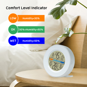 Макс/мин для съемки в помещении с ЖК-дисплеем электронный измеритель температуры и влажности Цифровой термометр гигрометр метеостанция - Product Image 5