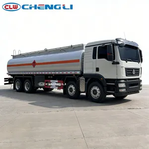 Camion-citerne Sinotruk Howo 8x4 30CBM avec moteur essence/diesel pour le transport de carburant, camion-citerne mobile de ravitaillement en carburant à vendre - Product Image 4
