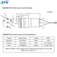 Pompe de circulation pour outils électriques 3.7v 6v 12v 24v, pour aspirateur nasal pour bébé, machine à soda, tire-lait, dispositifs médicaux
