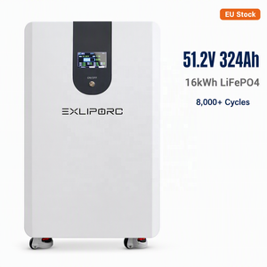 แบตเตอรี่ LiFePO4 แบบตั้งพื้น 51.2V 324Ah 16kWh 8000 รอบการใช้งาน 90% DOD ระบบกักเก็บพลังงานแสงอาทิตย์สำหรับบ้าน ได้รับการรับรองมาตรฐาน CE - Product Image 1