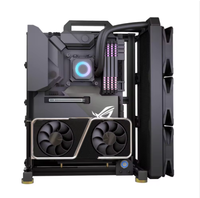 Boîtier PC en aluminium à cadre ouvert tour créative ITX MATX EATX pour jeu de bureau support de châssis d'ordinateur utilisé