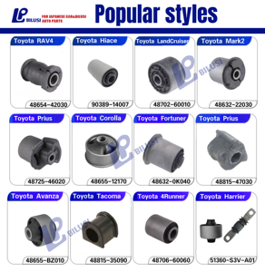 丰田凯美瑞Oem的Bilusi高品质汽车悬架系统后稳定杆衬套: 48818-06230 48818-12170 - Product Image 5