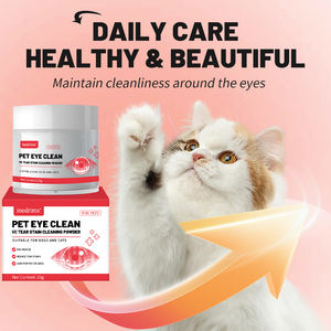 Poudre pour brûleur de larmes de chien, <span class=keywords><strong>nettoyant</strong></span> pour brûleur de larmes de chien, 20g de dissolvant doux pour les taches de larmes avec brosse |   Nettoyage des <span class=keywords><strong>yeux</strong></span> des animaux de compagnie - Product Image 4