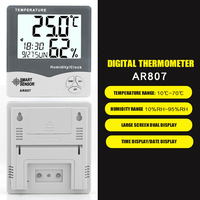 Thermomètre hygromètre de salon de beauté portable avec logo personnalisé boîte à outils de marque privée outil de cils en plastique portable pour la fabrication de cils