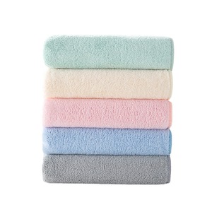 ผ้าขนหนูสีพื้นขายส่ง ผ้าขนหนูอาบน้ำผ้าฝ้าย 100% ผ้าขนหนูใช้ในบ้าน - Product Image 6