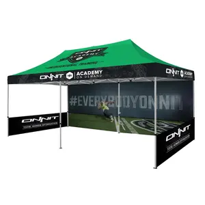 Tenda personalizada 10x20 Trade Show Impermeável Impresso Outdoor Dobrável Pop Up Canopy Tent