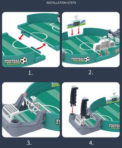 Table de football pour fête de famille, jeu de société de football, jouets de football interactifs de bureau, sport pour enfants et garçons, jeu portable d'extérieur, cadeau - Product Image 5