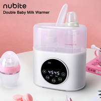 Chauffe-biberon portable et intelligent avec affichage en temps réel LCD, chauffe-biberon pour tétine, stérilisateur, chauffe-biberon pour bébé