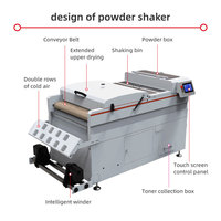 Locor 60cm A2 tamaño 2/4 cabezales DTF impresora textil PET película boardless camiseta impresión Plotter para todas las telas con coctelera de polvo