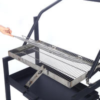 Barbecue au charbon de bois pliable portable 2024, barbecue commercial d'extérieur, rôtissoire
