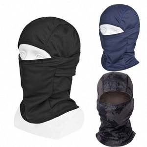 หน้ากากมอเตอร์ไซค์แบบเต็มหน้า ดีไซน์ใหม่ โลโก้สั่งทำ สีดำ พิมพ์ลายระเหิด ระบายอากาศ กันน้ำ ใช้ได้ทั้งชายและหญิง ภาพพิมพ์ 3 มิติ แบบบาลาคลาวา - Product Image 1