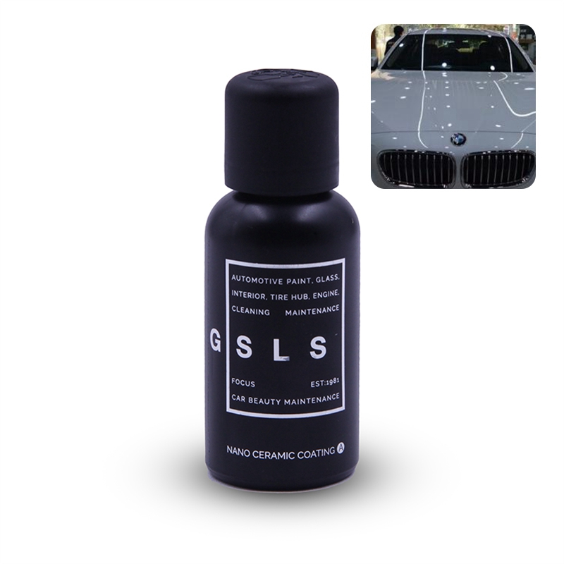 Recubrimiento Nano cerámico 9h para coche, 30ml, resistencia amarilla