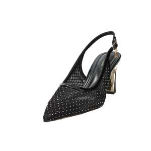 Laura Biagiotti Women's Slingback Heeled Sandals <b>Black</b> 8 Cm <b>Heel</b> Size 37 - Product Image 5