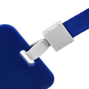 Chất lượng cao tùy chỉnh Rắn Đồng bằng màu ID thẻ làm việc nhận dạng cổ dây Đeo Huy Hiệu chủ dây buộc - Product Image 5