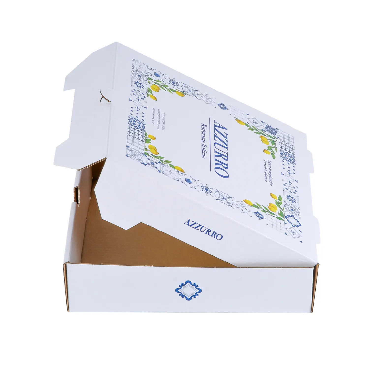 Оптовая продажа, Лидер продаж, экологически чистая картонная коробка для пиццы из Китая, поставщик фабрики