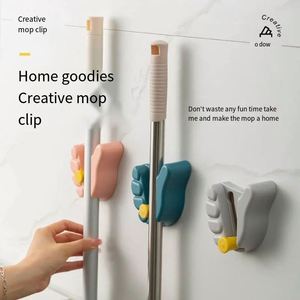 <span class=keywords><strong>Enan</strong></span> pince crochet salle de bain mur cintre multi-fonctionnel vadrouille pince nouveauté crochets collants - Product Image 2