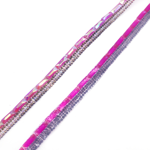 1 Yard Crystal Rhinestone Trimming on Roll Motif Strass Hot Fix Rhinestone Tape for Dresses Decoration - Product Image 3