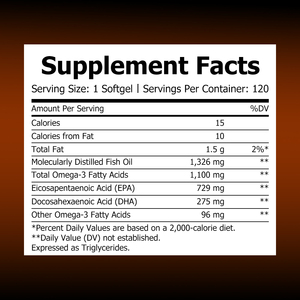 Factory Wholesale Omega 3 Fish Oil Softgels Formulated to Support Heart Brain Eynhealth Dieary <b>Supplement</b> Immune Defense Softgel - Product Image 2