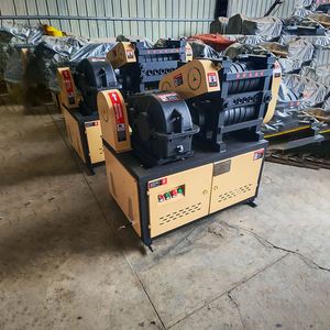 6-14C Scrap Steel <b>Bar</b> Straightening Machine 380V 7.5kW 5 Holes 350 Reducer - Product Image 6