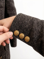 Boutons de couture ronds en alliage de zinc plaqué, avec logo personnalisé, prix d'usine, tige de 18 mm, accessoires vestimentaires