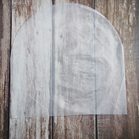 Transparente 12 "Vinyl Record Inner Sleeve CD Album Tasche aus Kunststoff für LP-Schutz