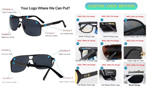 Lunettes de soleil pour hommes à monture optique photochromique, nouvelle mode européenne et américaine, style affirmé, haute qualité UV400 - Product Image 6