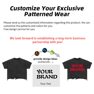 เสื้อยืดคอกลมแขนสั้นทรงบ็อกซี่ผ้าฝ้ายแท้คุณภาพสูงสำหรับผู้ชาย สไตล์วินเทจ สตรีทแวร์ ลายบาติก - Product Image 4