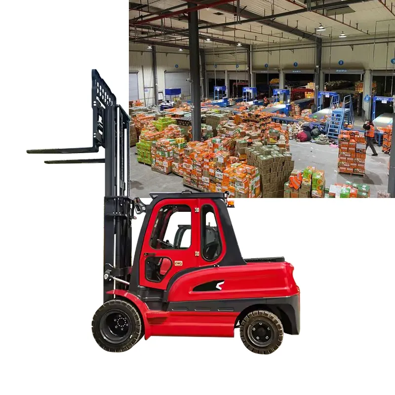 Prezzo del produttore carrello elevatore elettrico 2 ton 3 ton 3.5 ton completamente idraulico lato cambio batteria al piombo carrello elevatore per la vendita