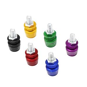 Vis de fixation décoratives colorées en forme de coupelle pour <span class=keywords><strong>plaque</strong></span> d'<span class=keywords><strong>immatriculation</strong></span> de moto M6*20mm, vente en gros d'usine, pour cyclomoteurs. - Product Image 6